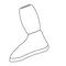 Kappler ProVent Knee-High Shoe/Boot Cover, White, One Size, 50PK PVN023GW0S - alternate 1